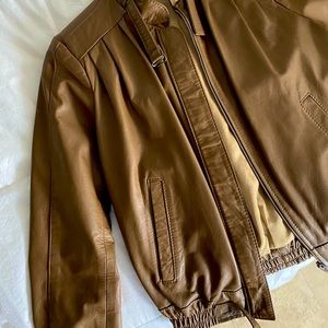 Vintage genuine leather jacket